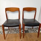 Scandinavian teak chairs from the 60s