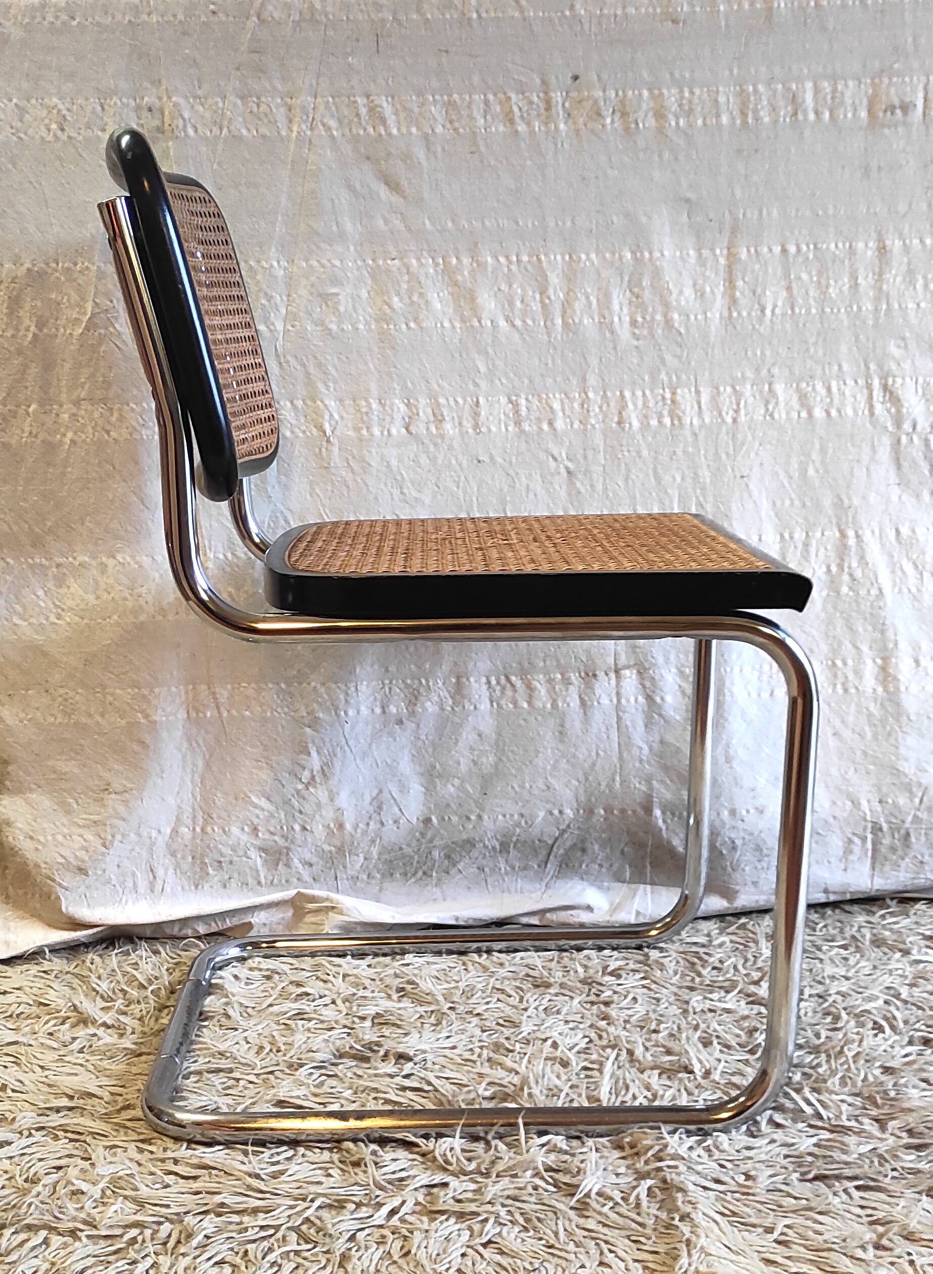 Chaise type cesca B32 (Italy) - années 80