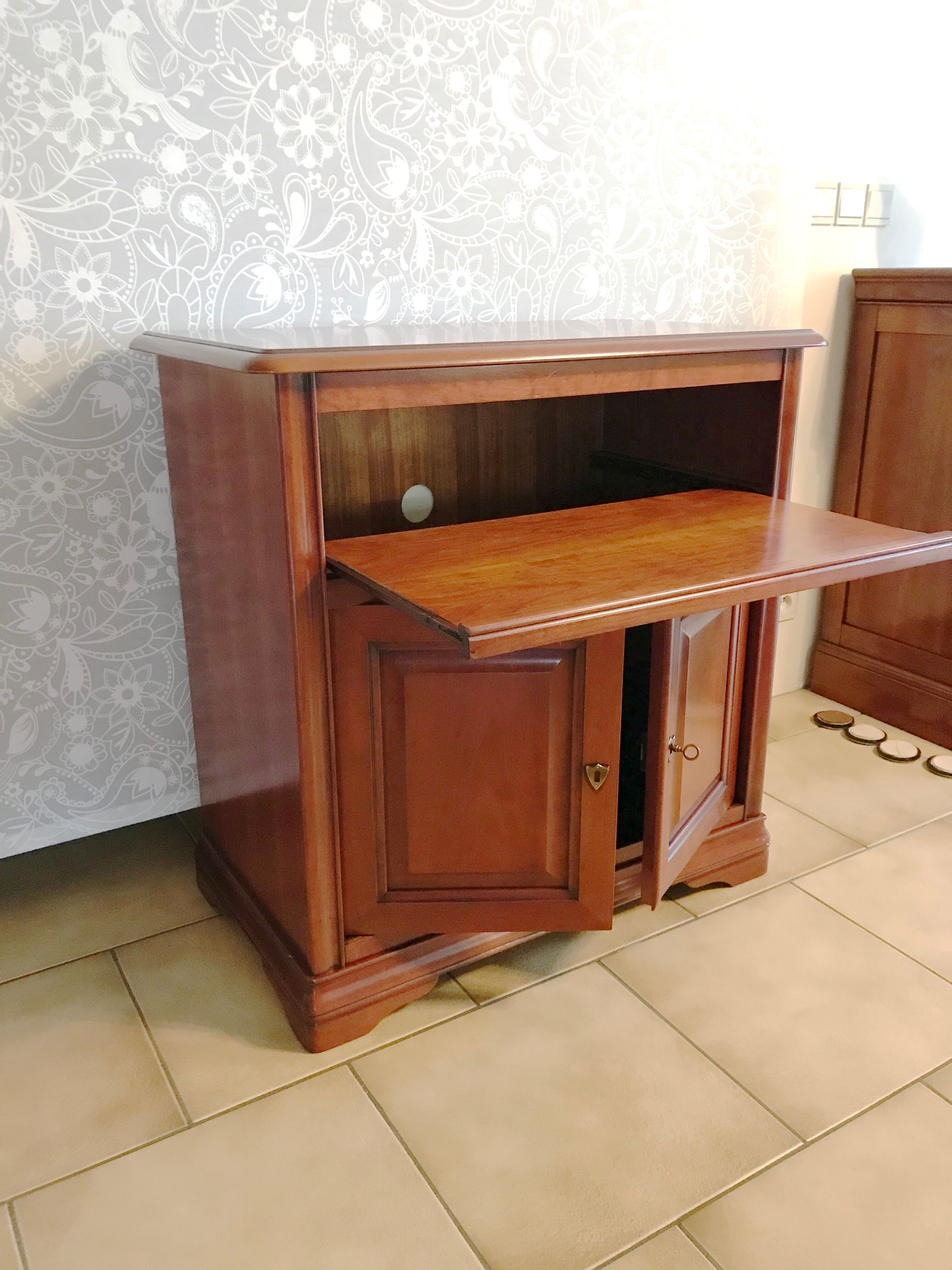 Meuble télévision et hifi de style Louis-Philippe Ernest Menard