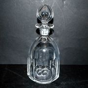 Carafe à whisky en cristal taillé à côtes plates saint-louis bristol? h25.5cm