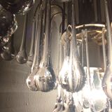 Wall lamp "Venini" of crystals. Italy 1970s