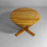 Extendable pine dining table by Rainer Daumiller, 1970s