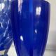 Duo de vases vintage en verre moucheté