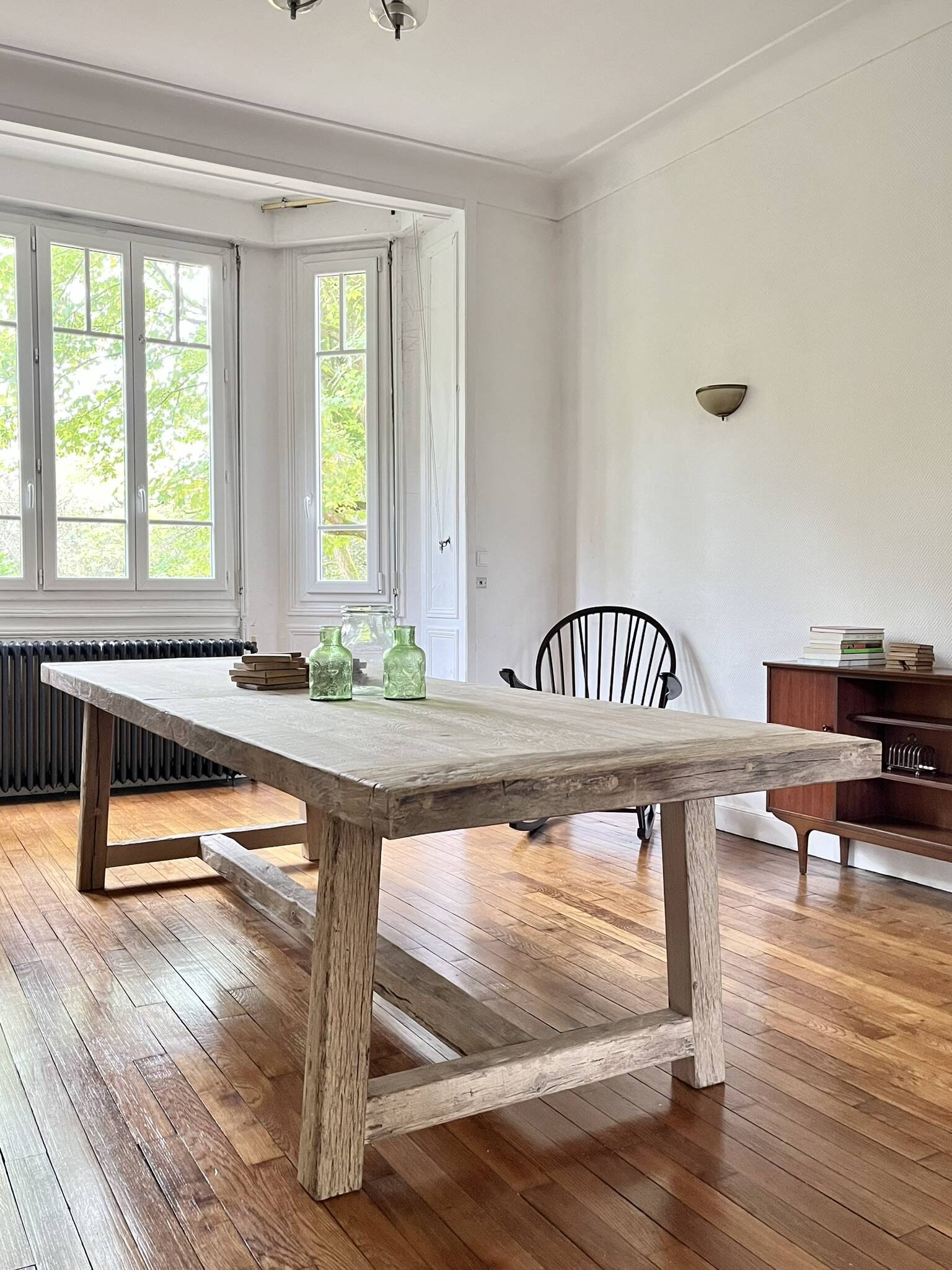 Farm Table Founder in Solid Antique Oak 250 cm long