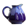 Art deco pitcher in blue flaming sandstone by Alpho