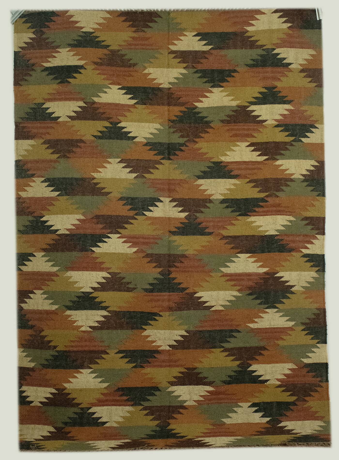 Jute/Wool Handwoven Kilim Area Rug,Home Decor,Indian Traditional RUG\CARPET