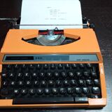 Silver Reed 280 Fast Spacer Orange Typewriter