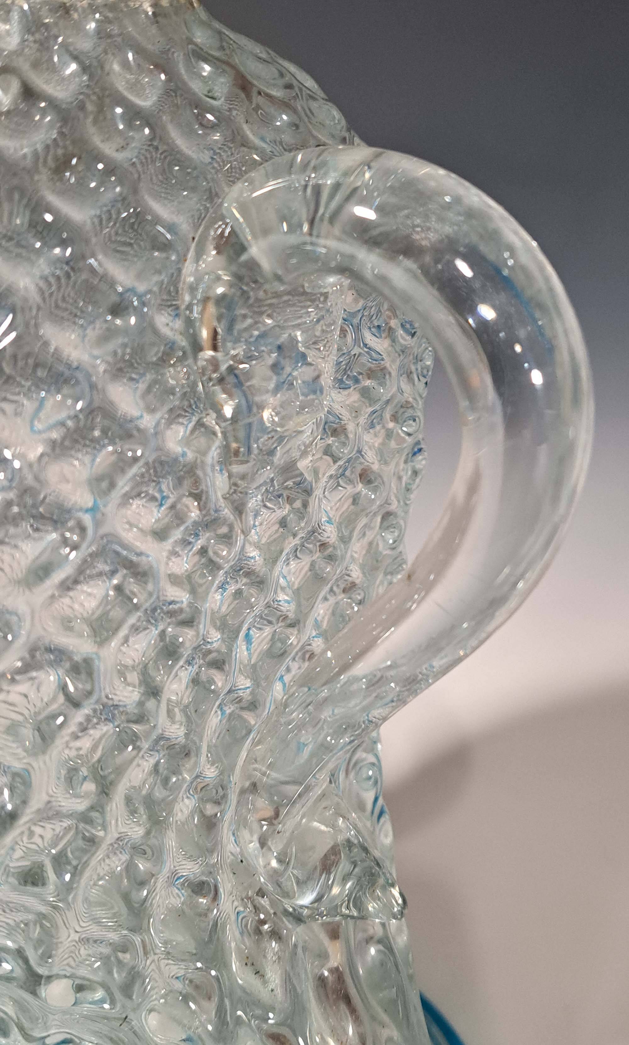 Art glass vase by Flavio Poli for Seguso Vetri d'Arte circa 1962