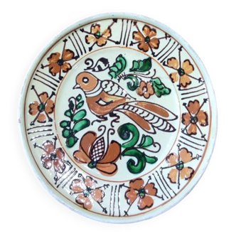 Ceramic plate Mathé Dénes pottery Korond