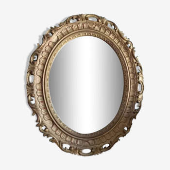 Miroir cadre ovale 57x65cm