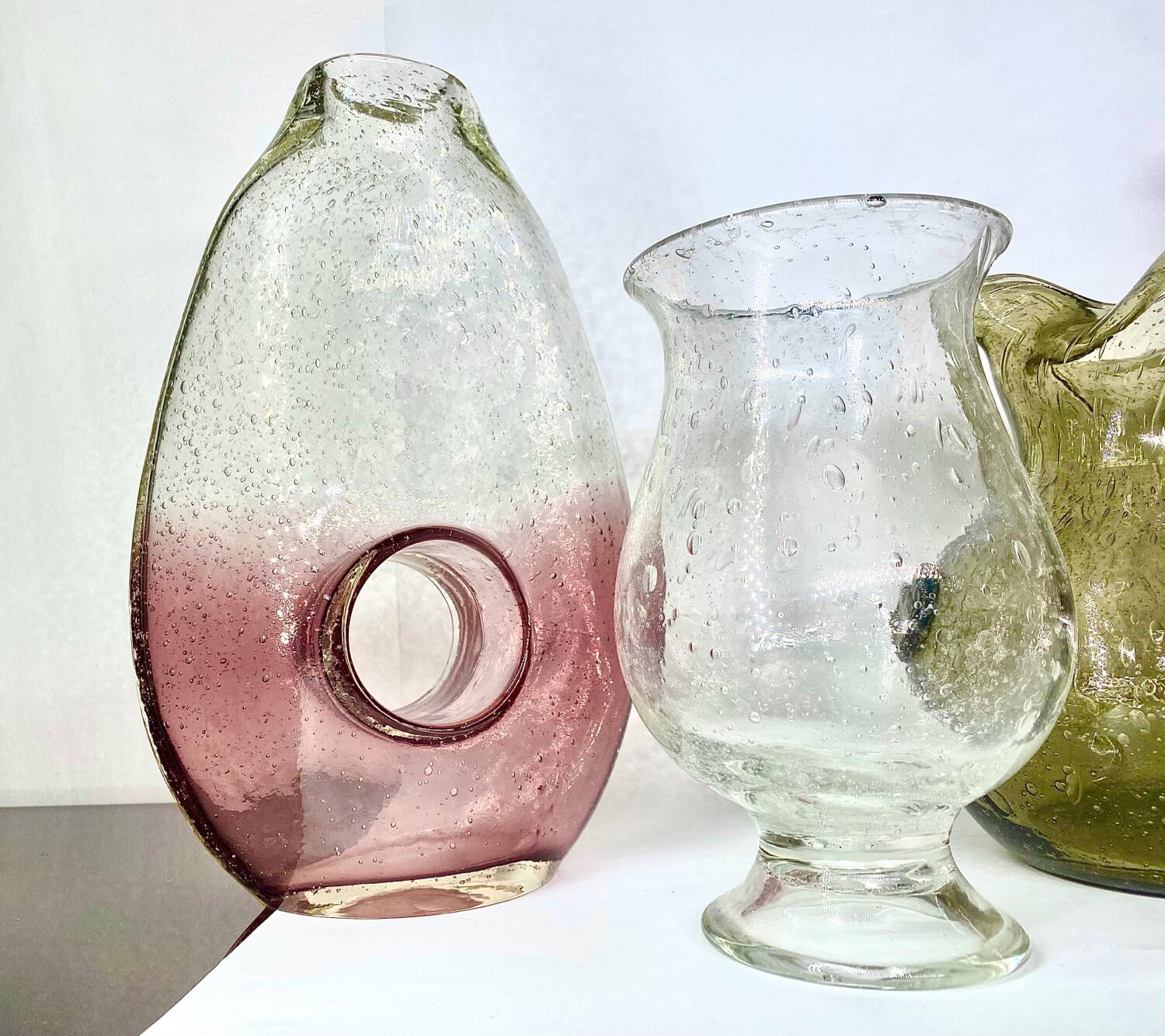 Large lot of Biot pitchers et vases