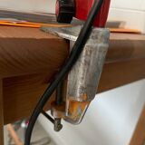 Vintage brick red architect lamp