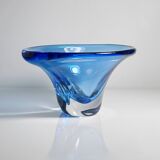 Large crystal glass fruit bowl by Focke & Meltzer Amsterdam