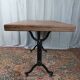Table de bistrot métal et bois SEREX, 1920