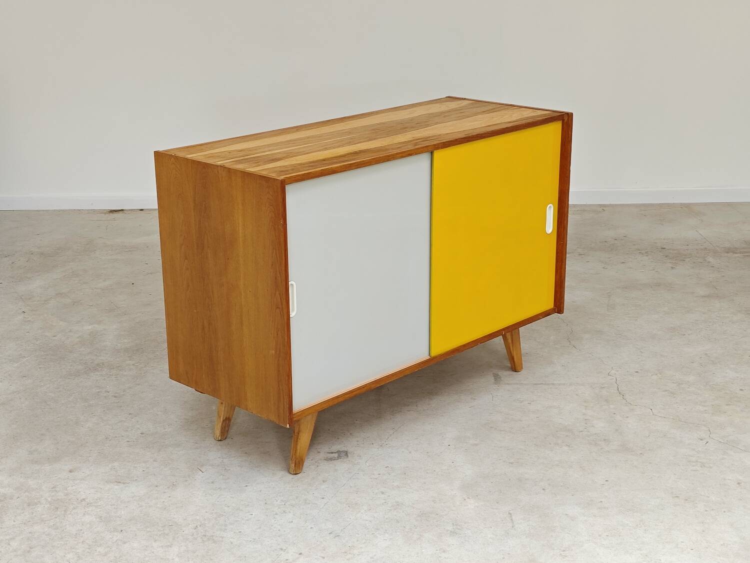 Yellow U 452 Commode Sideboard by Jiri Jiroutek for Interier Praha 1960