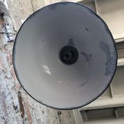 Vintage industrial german model EHS2/S pendant lamp, 1950s