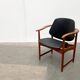 Fauteuil King en Teck Danois du Milieu du Siècle par Arne Hovmand Olsen pour Onsild Møbelfabrik et Jutex, années 1950