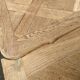 Renovated Louis XV extendable dining table in solid oak 120-200cm