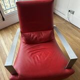 Ligneroset leather armchair, Nico model