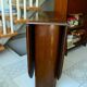 English mahogany folding gateleg table