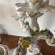 Pair of candelabra with 4 light sources in porcelain. Late 19th century.