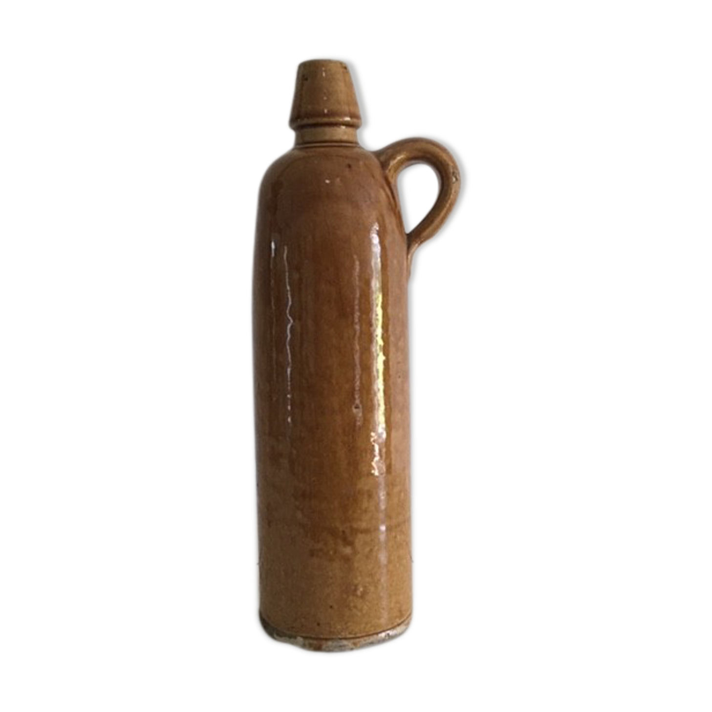 Glazed stoneware soliflore bottle
