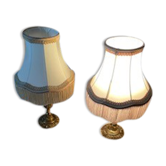 Pair of bedside lamps