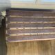 Antique travel trunk – wood and riveted fittings (period patina)