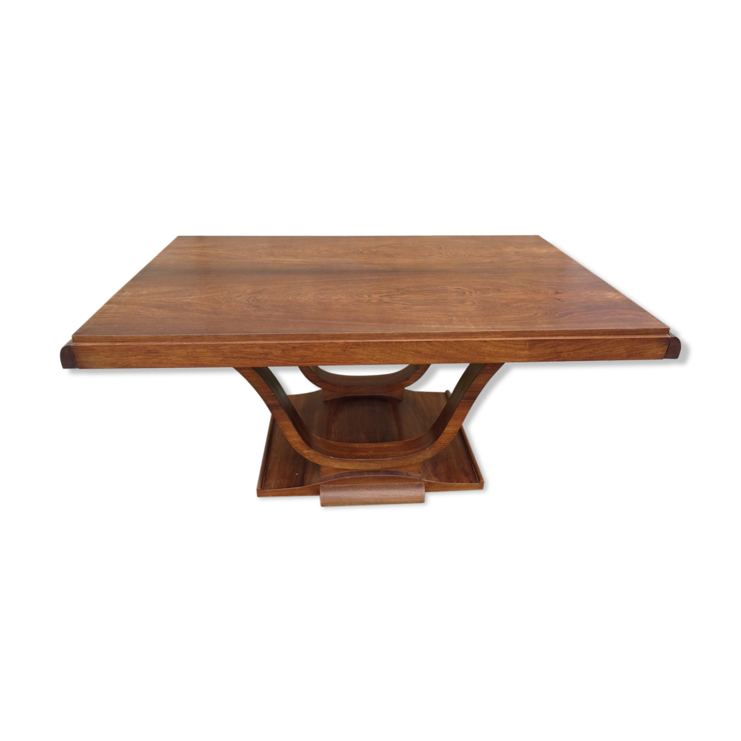 Art deco table with rosewood extensions