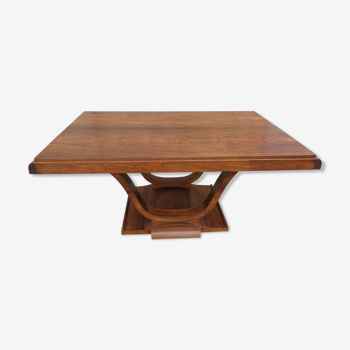 Art deco table with rosewood extensions