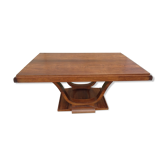 Art deco table with rosewood extensions