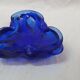 Murano ashtray royal blue glass paste