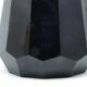 Art Deco vase, amethyst glass, gilded oroplastic, Moser, Czechoslovakia, 1930s