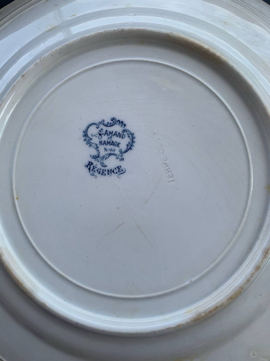 Set of 8 ironstone plates