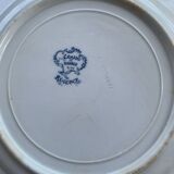 Set of 8 iron earthenware plates