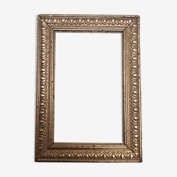 Small old gilded wooden frame