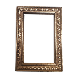 Small old gilded wooden frame