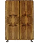 Restored Bauhaus wardrobe from the 1930s in walnut, Czechoslovakia.