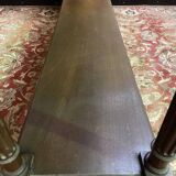Louis XVI style walnut console table