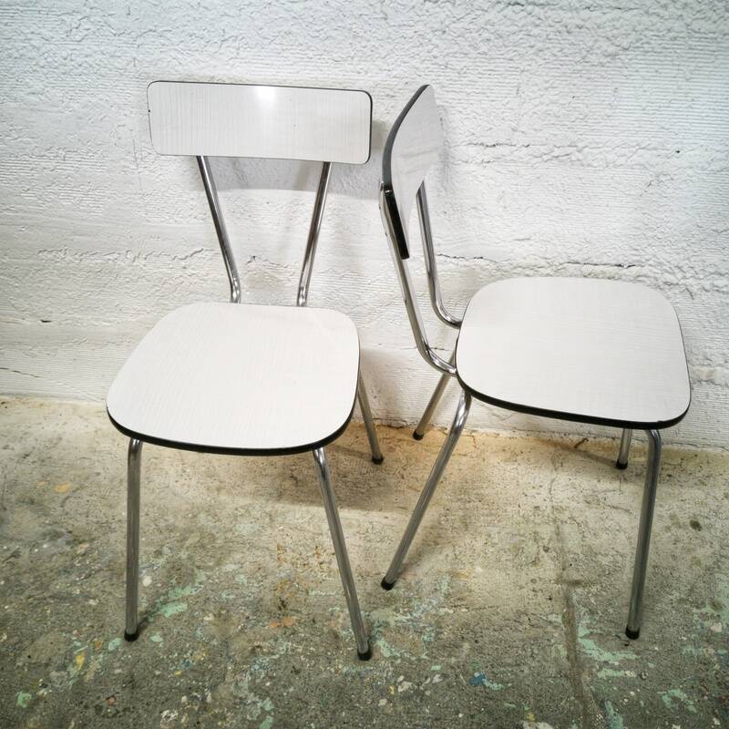Formica chair duo