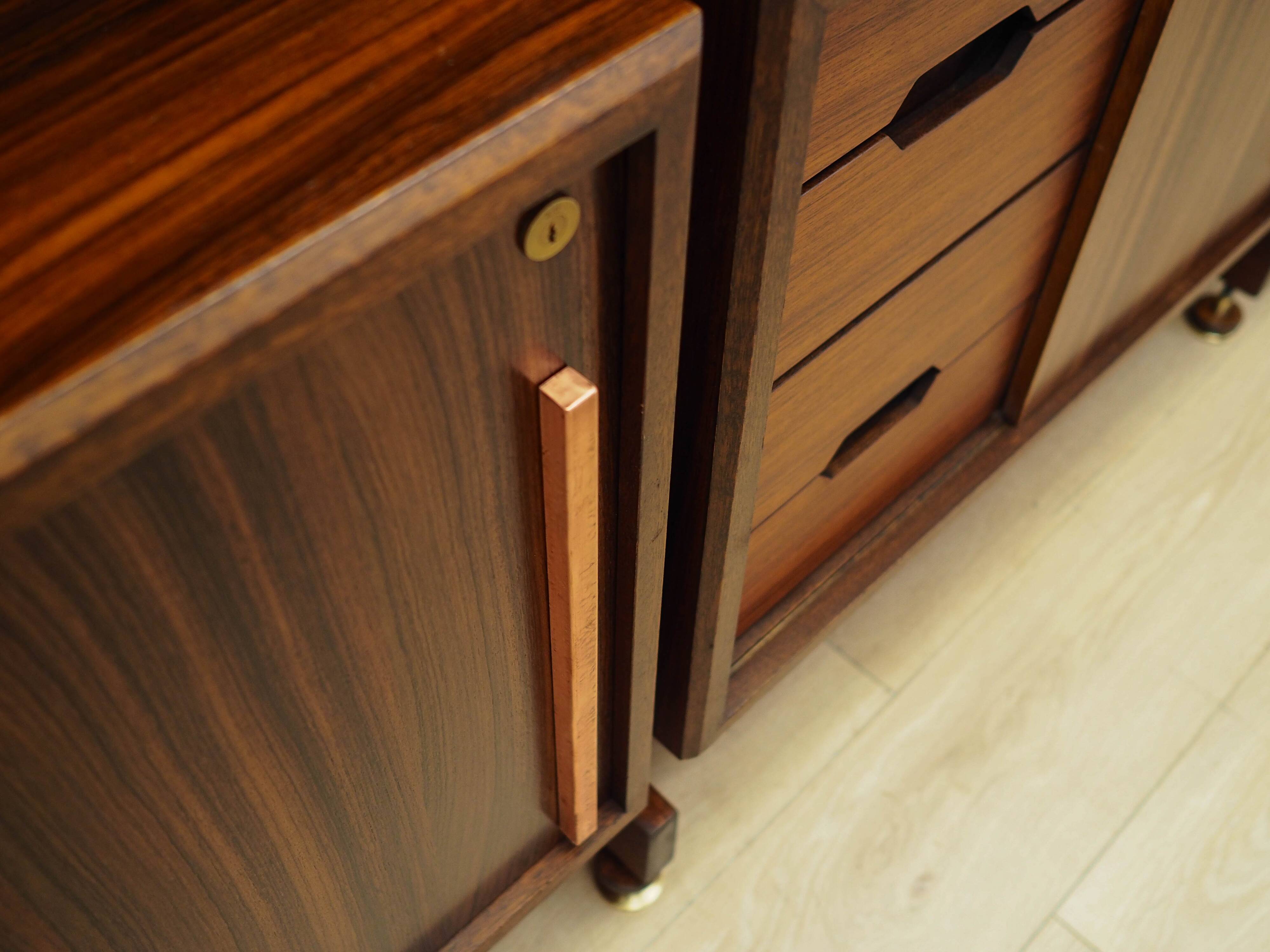 Rosewood modular shelving unit, Italian design, 1960s, production: Italy