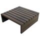 Vintage slatted coffee table design Wenge solid 70s minimalist