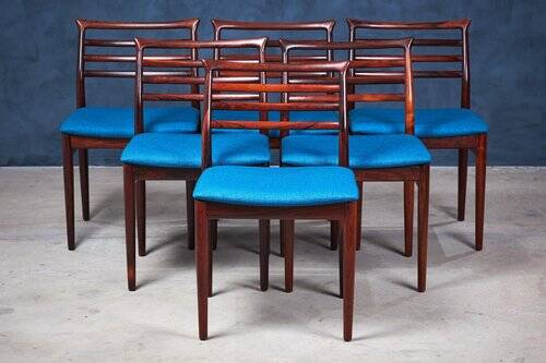 Rosewood Dining Chairs by Erling Torvits for Sorø Stolfabrik, 1960s, Set of 6