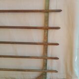 Old riveted metal gate