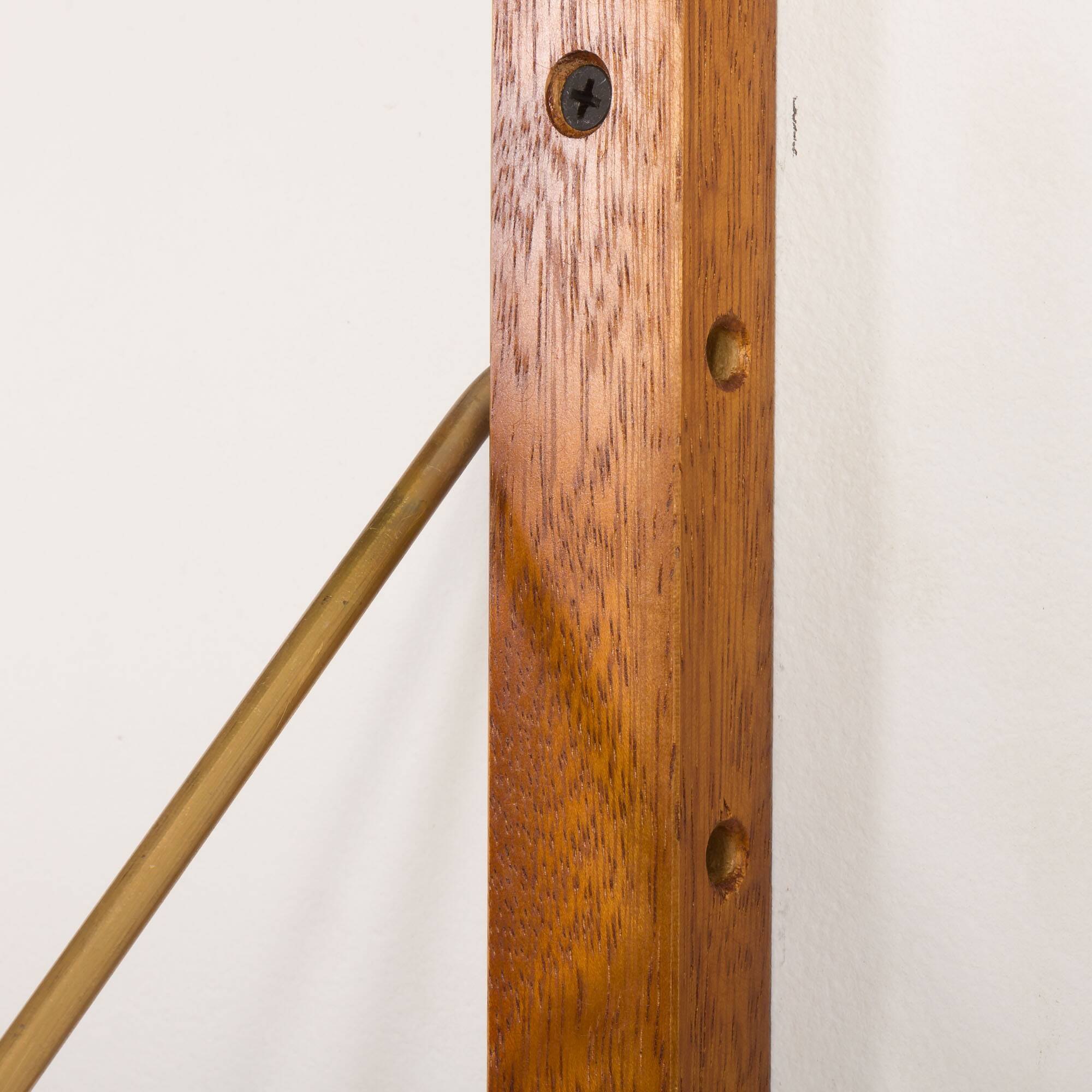 Danish mid-century teak wall unit with 2 cabinets, 1970s.