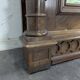 Large Renaissance-style mirror in solid walnut