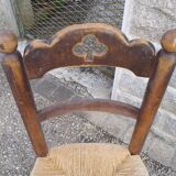 Straw mountain chair