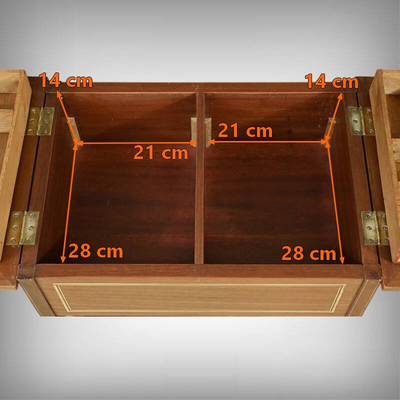 Small Mahogany Coffee Table, Maison Pagny, Directoire style – Early 20th century