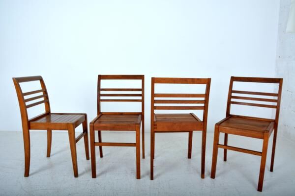 Set of 4 chairs by René Gabriel 1948