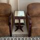 Paire de fauteuils club art deco